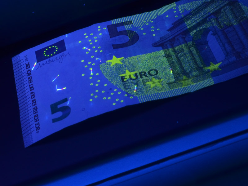 5x UV Licht Leuchtstoffröhre Ultraviolette Banknoten Geldscheinprüfgerät Geld 