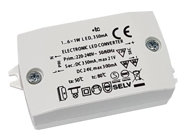 elektronischer LED Konverter "SLT6-700ILs" Konstantspannung Konstantstrom 0-6W 